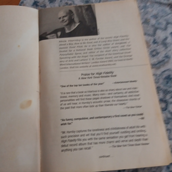 High Fidelity - Nick Hornby, paperback - Picture 6 of 6